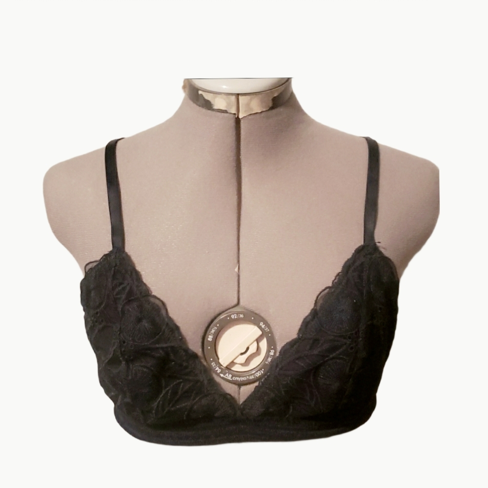 Floral Lace Mesh Bralette